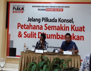 Ketgam : Konferensi pers parameter publik indonesia 