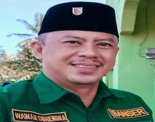 Ketua Satuan Koordinator Cabang (Kasatkorcab) Banser NU Konsel, Wawan Suhendra